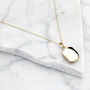 Solid Gold Or Silver Square Locket Pendant Necklace, thumbnail 4 of 11