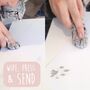 Stainless Steel Personalised Dogtag Keyring With Paw Prints, thumbnail 6 of 6