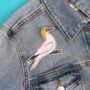 R.S.P.B. Gannet Bird Sew On Patch, thumbnail 2 of 2