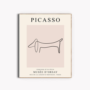 Picasso Dog Exhibition Print, 3 of 3