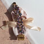 Multicolour Ruby Gemstone Five Row Bracelet, thumbnail 3 of 4