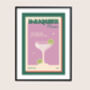 Retro Daiquiri Cocktail Print, thumbnail 3 of 4