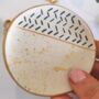 Round Handmade Boho Patterned Ring Dish, thumbnail 3 of 10
