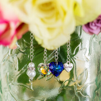 Personalised Photo 'Missing You' Bridal Bouquet Charm, 2 of 2