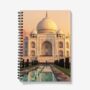 A5 Spiral Notebook Featuring The Taj Mahal India, thumbnail 1 of 2