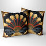 Deco Elegance In Red Art Deco Cushions Design Three, thumbnail 1 of 7