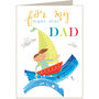 Boating Dad Greetings Card, thumbnail 2 of 4