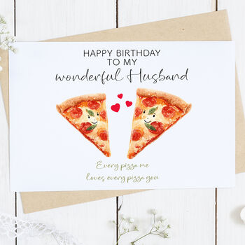 Personalised Happy Birthday Husband Birthday Card, 2 of 2