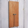 Wall Mounted Wood And Glass Vase, thumbnail 5 of 7