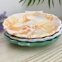 Orange Marbled Seashell Trinket Tray/ Soap Dish, thumbnail 7 of 8