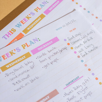 A4 Weekly Planner Pad With Habit Tracker | You Got This, 5 of 7
