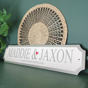 Personalised 'My Valentine' Street Sign, 3 of 6