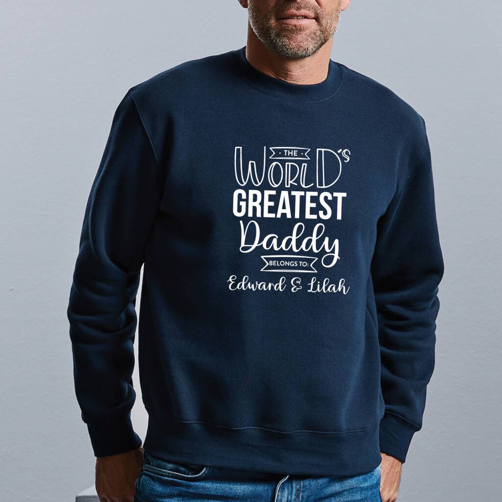 Personalised World's Greatest Daddy Jumper, 1 of 2