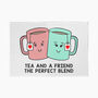 'Tea And A Friend' Friendship Tea Towel, thumbnail 2 of 3