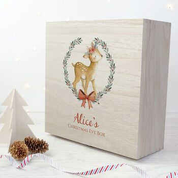 Personalised 'Little Deer' Christmas Eve Box, 3 of 4