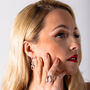 Volcan Earrings, thumbnail 3 of 6