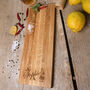 Personalised Solid Oak Wood Gin Board, Gin Lover's Gift, thumbnail 1 of 4