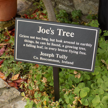 Personalised Tree Planting Plaque, 5 of 10