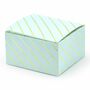 Light Blue And Gold Wedding Favour Boxes: Pack Of Ten, thumbnail 2 of 2