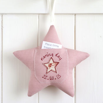 Personalised Star Tooth Fairy Pillow Gift For Girl, 3 of 12