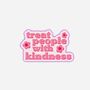Treat People With Kindness Sticker, thumbnail 1 of 2