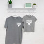 'Legend' Father And Son T Shirt And Babygrow Set, thumbnail 4 of 5