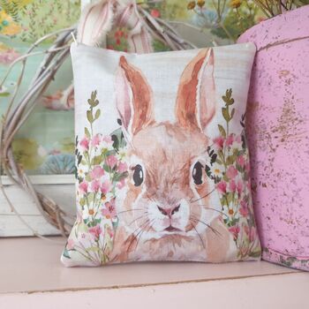 Spring Bunny Illustration Scented Gift Bag Decoration, 3 of 5