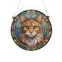 Ginger Cat Stained Glass Effect Suncatcher, thumbnail 2 of 6