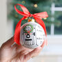 First Christmas New Home Personalised Bauble, thumbnail 2 of 4