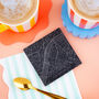 Any Location Street Map Slate Coaster Set, thumbnail 5 of 9