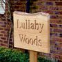 Personalised Live Edge Free Standing House Sign, thumbnail 1 of 3