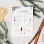 Personalised Christmas Cocktail Poster, thumbnail 4 of 11