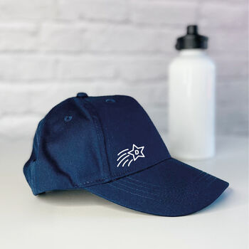 Kids Personalised Cap With Shooting Star, 4 of 6