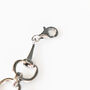 Petite Size Sterling Silver Snaffle Bit Bracelet, thumbnail 11 of 12