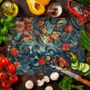 Floral Whirls Textured Glass Chopping Board, thumbnail 6 of 8