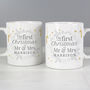 Personalised 'On Your First Christmas' Set Of Two Mugs, thumbnail 6 of 6
