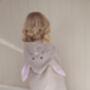 Personalised Bunny Bamboo Soft Hooded Towel, thumbnail 3 of 10