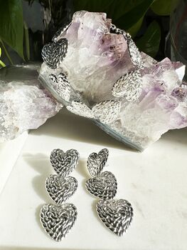 Amara Silver Waterproof Earrings + Bracelet Bundle, 2 of 7