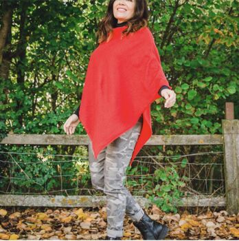 Soft Ladies Poncho One Size, 7 of 9