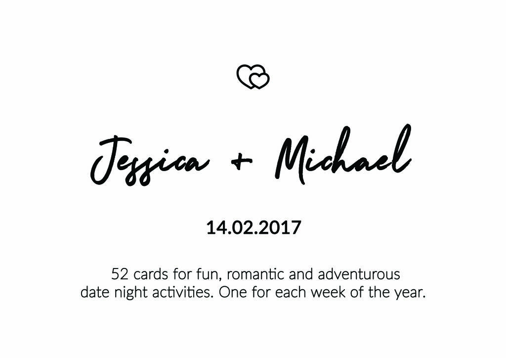 52 Date Night Cards By Thispaperbook 