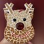 Child’s Rudolf Mosaic Craft Kit For Christmas, thumbnail 1 of 4
