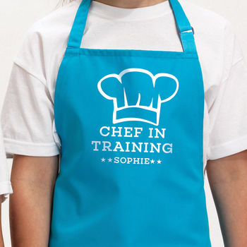 Personalised 'Chef In Training' Kids Aprons, 3 of 7