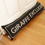 Giraffe Excluder Draught Excluder, thumbnail 2 of 3
