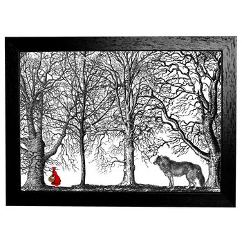 Little Red Riding Hood Fairytale A4 Print, 2 of 2