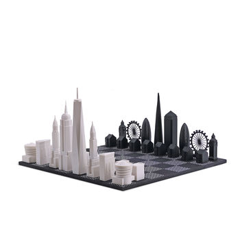 London Vs New York Skyline Chess Set, 9 of 10