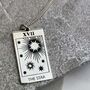 925 Sterling Silver The Star Tarot Necklace, thumbnail 5 of 6