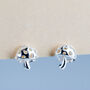 Sterling Silver Toadstool Stud Earrings, thumbnail 5 of 7