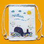 Personalised Whale Children's School Bag, thumbnail 2 of 3
