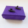 Sterling Silver Figure Stud Earrings, thumbnail 7 of 7