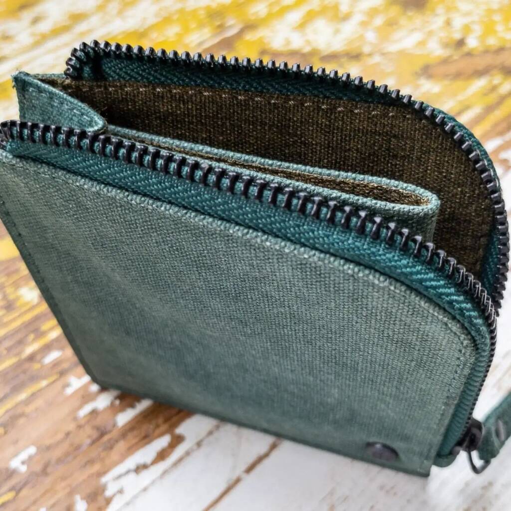 Pocket Square Wallet By Cora + Spink